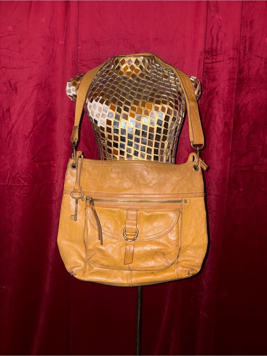 Fossil Vintage Handbags - Fossil Vintage Brown Leather Shoulder Bag